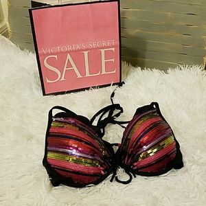 Victoria's Secret Bikini top Bombshell sequins